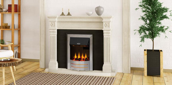 Stanley Argon Arranmore Insert Electric Fire (Chrome) - Fireplaces and Stoves Drogheda