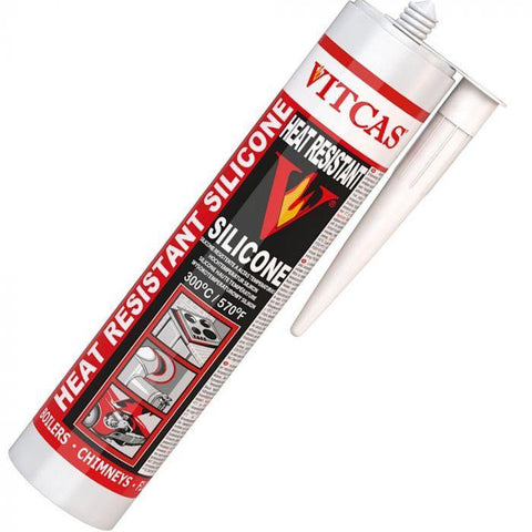 Vitcas Heat Resistant Silicone 310ml Tube 315°C - Fireplaces and Stoves Drogheda
