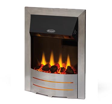 Stanley Argon Arranmore Insert Electric Fire (Chrome) - Fireplaces and Stoves Drogheda