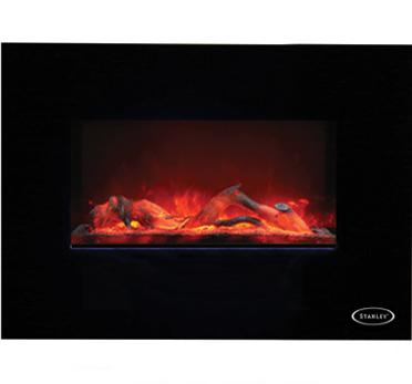 Stanley Argon Wall Hung Electric Fire 90cm x 58cm - Fireplaces and Stoves Drogheda