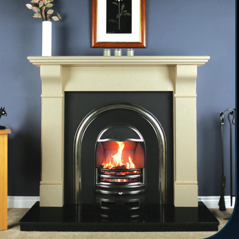 Limestone Tara Fireplace Set & Fire Surround - Fireplaces and Stoves Drogheda