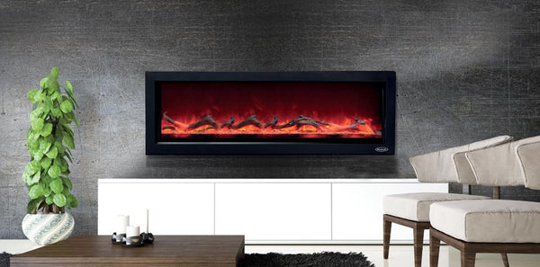 Stanley Argon Inset Electric Fire 125cm (W) x 40cm (H) - Fireplaces and Stoves Drogheda